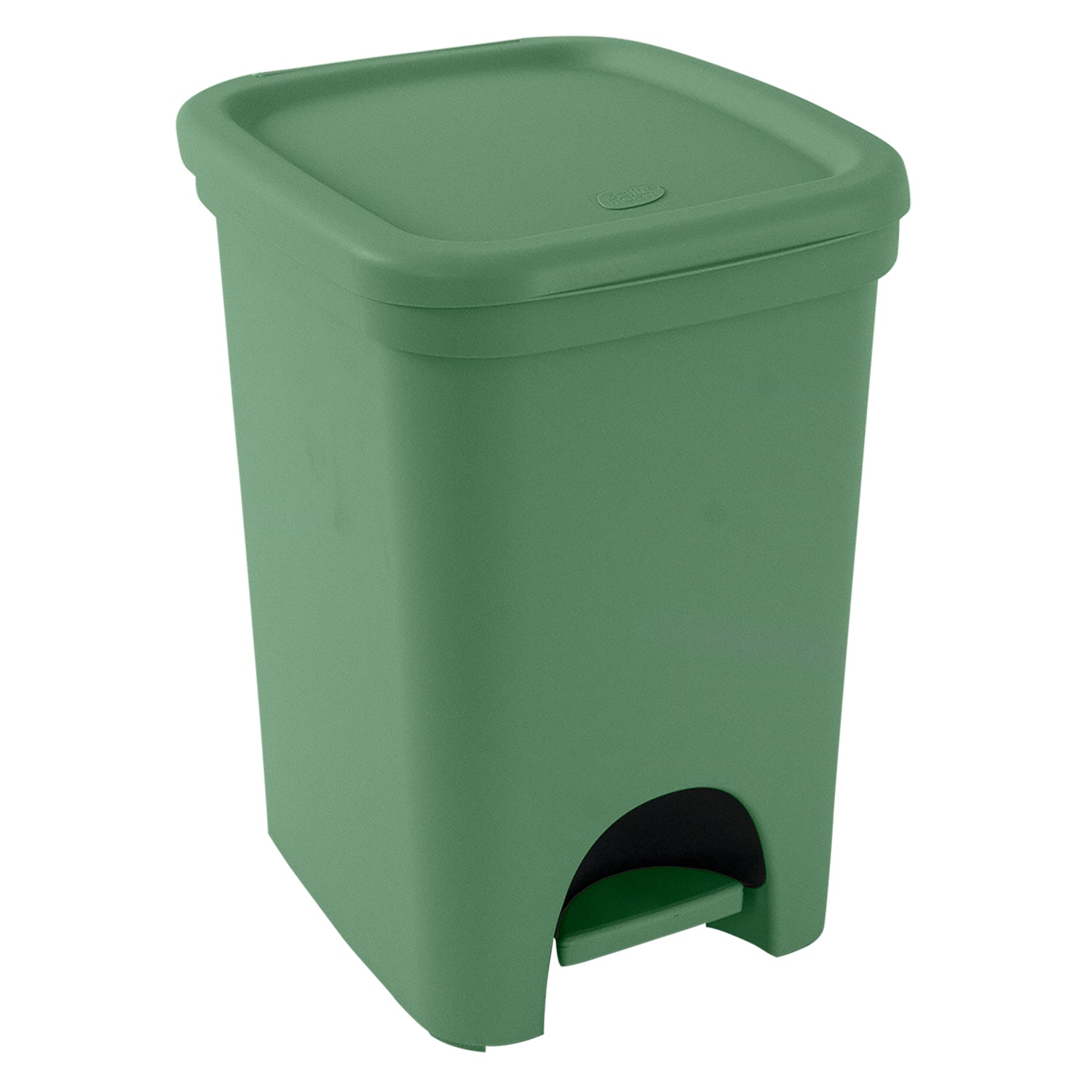 BELLI E FORTI - Pattumiera Colors Line Verde 18 litri - h38,5x26,5x32 cm